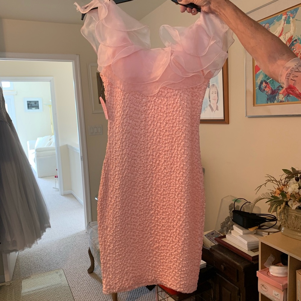 Small pink stretch dress size small